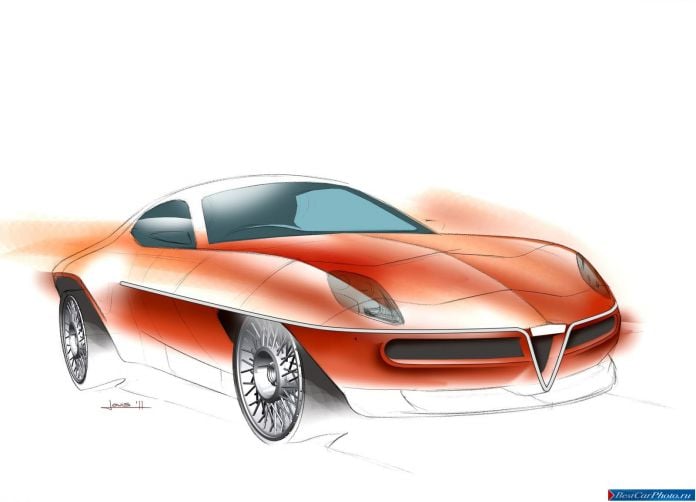 2012 Alfa Romeo Disco Volante Touring Concept - фотография 23 из 32