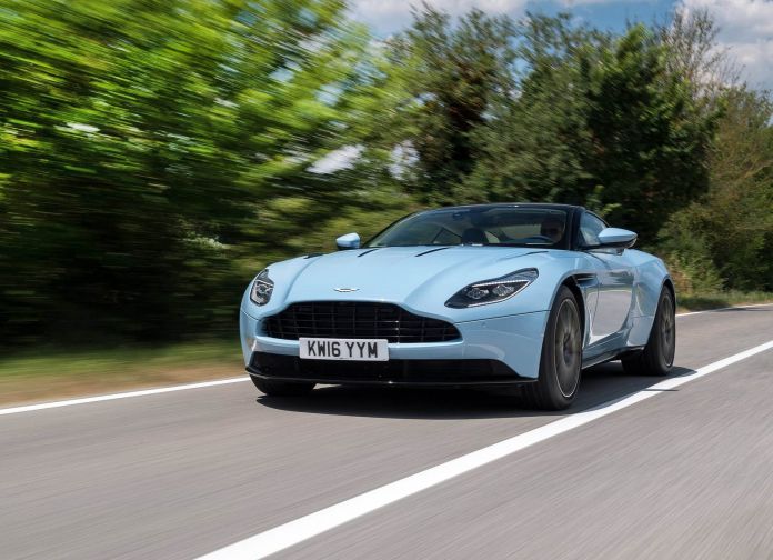 2017 Aston Martin DB11 Frosted Glass Blue - фотография 40 из 111