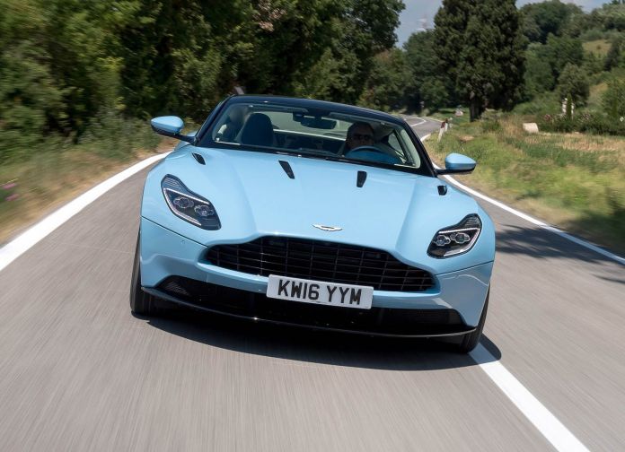 2017 Aston Martin DB11 Frosted Glass Blue - фотография 57 из 111