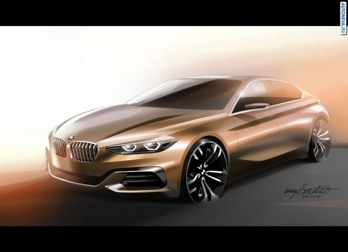 2015 BMW Compact Sedan Concept - фотография 16 из 23