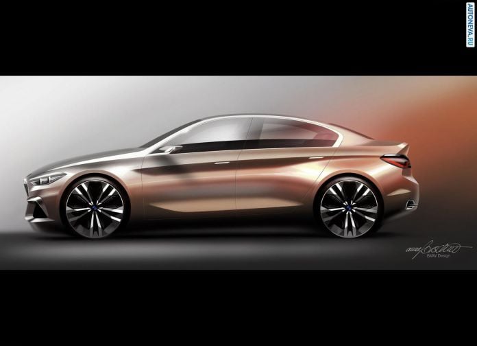 2015 BMW Compact Sedan Concept - фотография 18 из 23