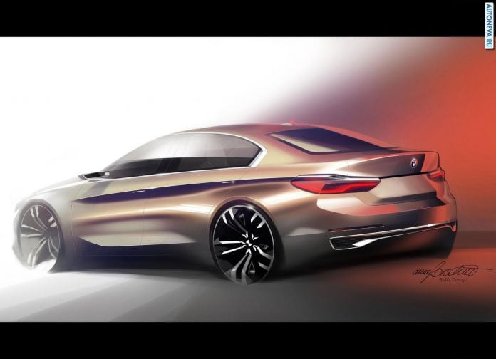 2015 BMW Compact Sedan Concept - фотография 19 из 23