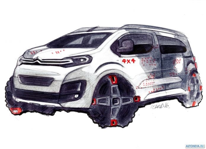 2017 Citroen Spacetourer 4x4 E Concept - фотография 9 из 16