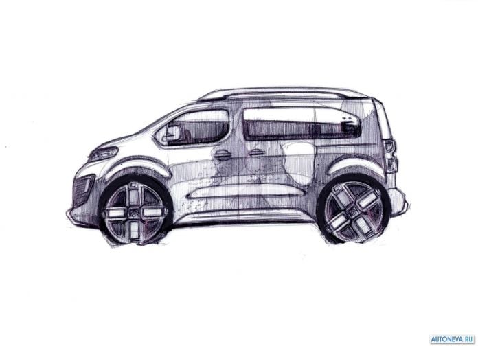 2017 Citroen Spacetourer 4x4 E Concept - фотография 11 из 16 2017 Citroen Spacetourer 4x4 E Concept - фотография 11 из 16