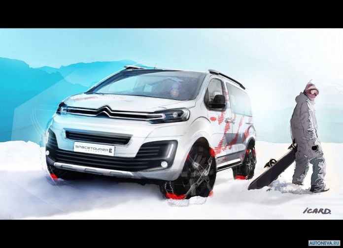 2017 Citroen Spacetourer 4x4 E Concept - фотография 15 из 16 2017 Citroen Spacetourer 4x4 E Concept - фотография 15 из 16