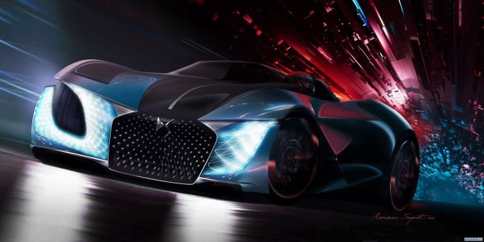 2018 DS X E-tense Concept - фотография 1 из 11