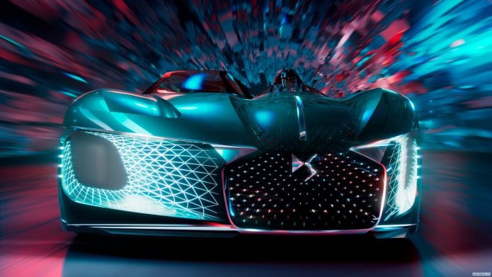 2018 DS X E-tense Concept - фотография 2 из 11
