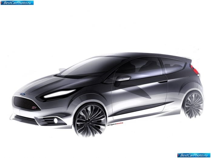 2011 Ford Fiesta St Concept - фотография 19 из 21