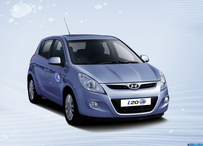 2009 Hyundai i20 blue - фотография 1 из 2 2009 Hyundai i20 blue - фотография 1 из 2