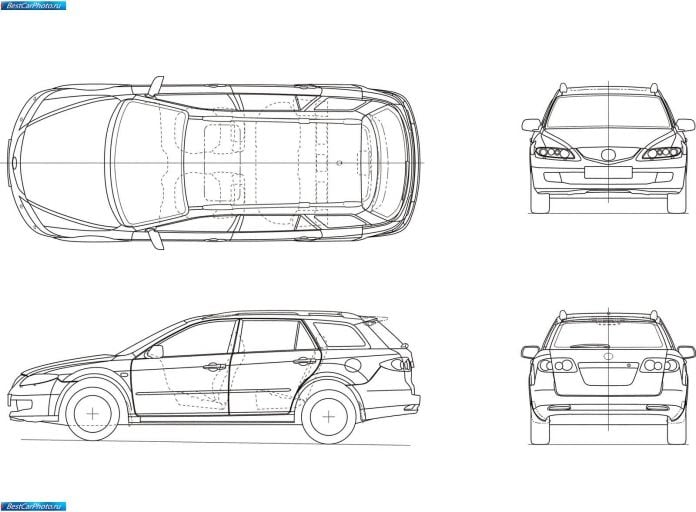 2005 Mazda 6 Wagon facelift - фотография 25 из 25