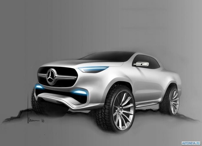 2016 Mercedes-Benz X-class Pickup Concept - фотография 24 из 29 2016 Mercedes-Benz X-class Pickup Concept - фотография 24 из 29