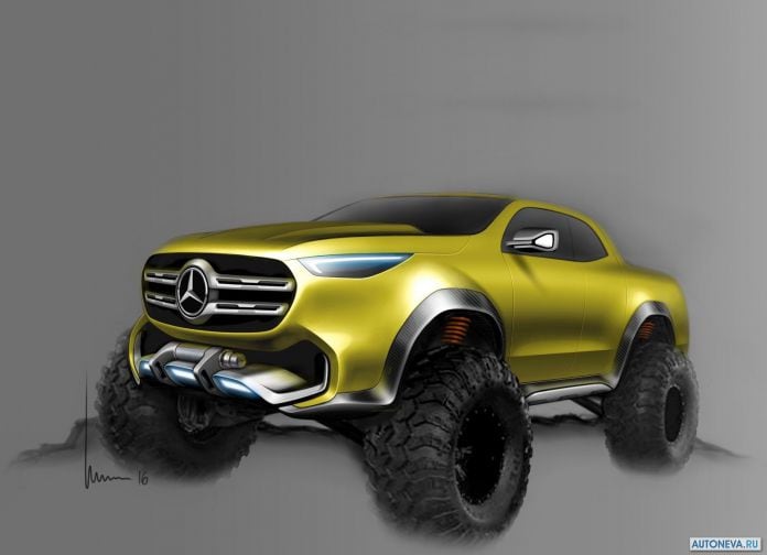 2016 Mercedes-Benz X-class Pickup Concept - фотография 25 из 29 2016 Mercedes-Benz X-class Pickup Concept - фотография 25 из 29