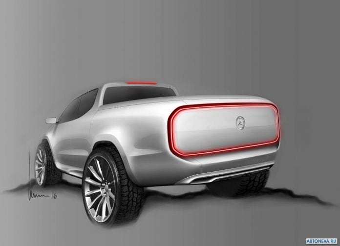 2016 Mercedes-Benz X-class Pickup Concept - фотография 27 из 29