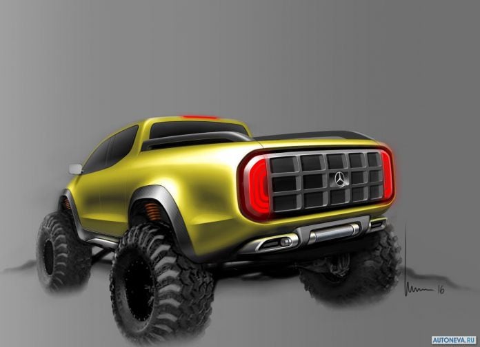 2016 Mercedes-Benz X-class Pickup Concept - фотография 28 из 29 2016 Mercedes-Benz X-class Pickup Concept - фотография 28 из 29
