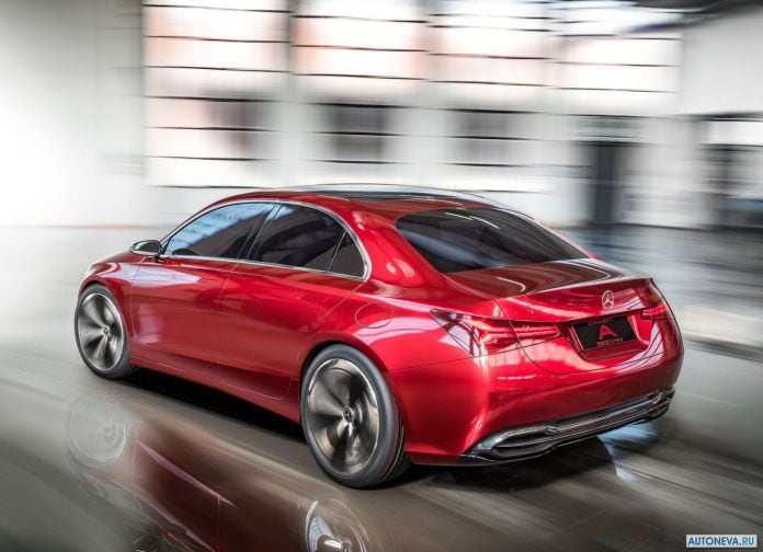 2017 Mercedes-Benz A Sedan Concept - фотография 4 из 10