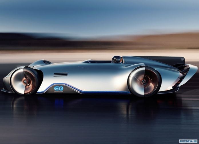 2018 Mercedes-Benz Vision EQ Silver Arrow Concept - фотография 11 из 43
