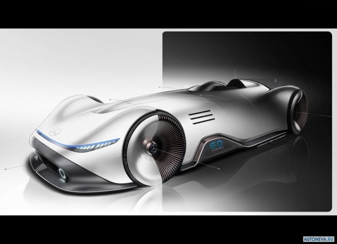 2018 Mercedes-Benz Vision EQ Silver Arrow Concept - фотография 35 из 43