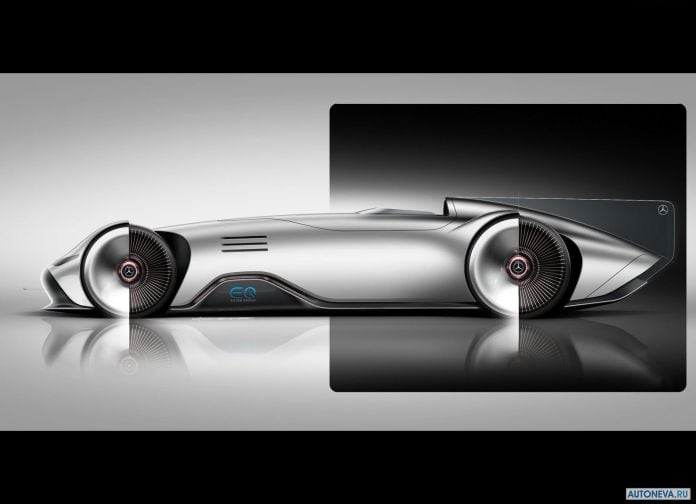 2018 Mercedes-Benz Vision EQ Silver Arrow Concept - фотография 37 из 43
