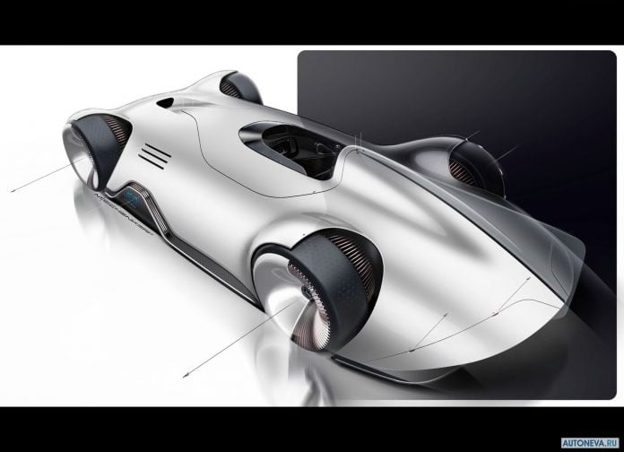 2018 Mercedes-Benz Vision EQ Silver Arrow Concept - фотография 38 из 43