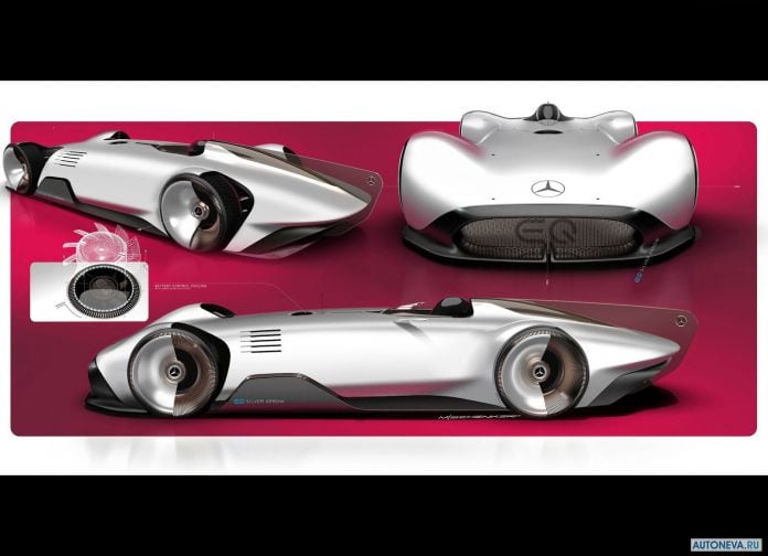 2018 Mercedes-Benz Vision EQ Silver Arrow Concept - фотография 42 из 43