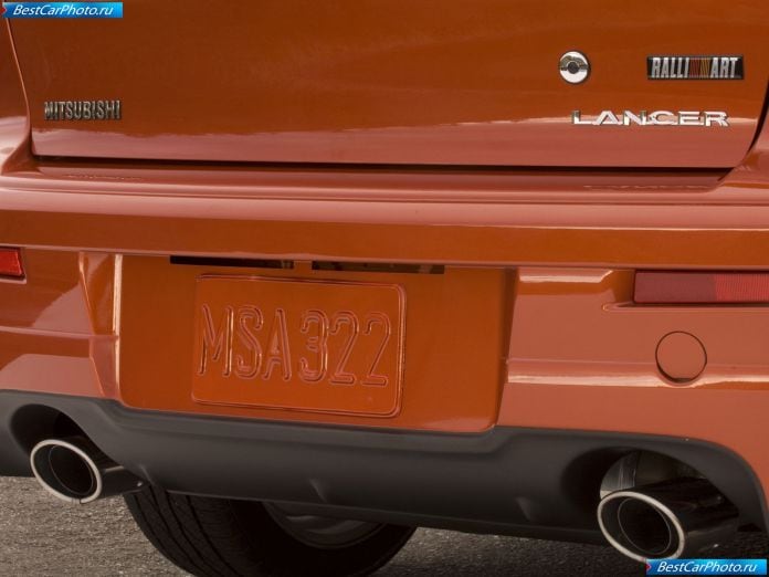 2009 Mitsubishi Lancer Ralliart - фотография 16 из 21