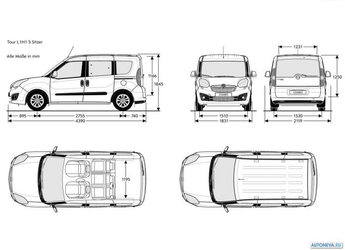 2012 Opel Combo - фотография 44 из 46