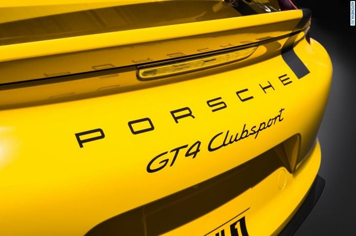 2016 Porsche Cayman GT4 Clubsport - фотография 7 из 24