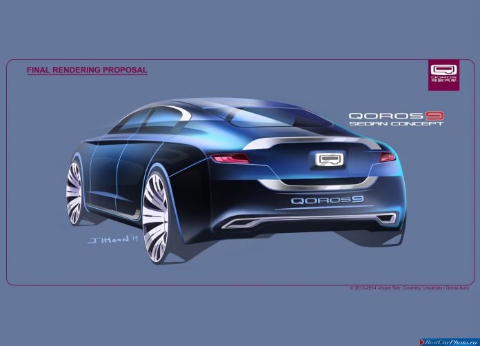 2014 Qoros 9 Sedan Concept - фотография 7 из 7