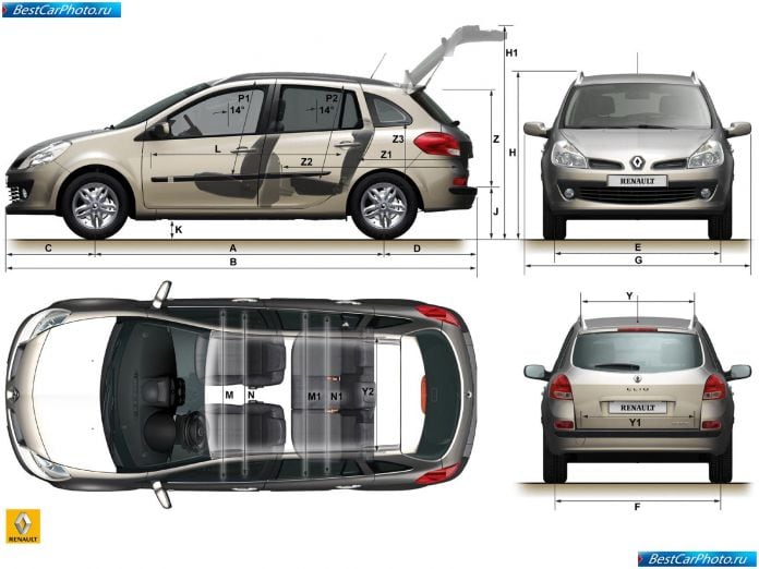 2008 Renault Clio Estate - фотография 43 из 43 2008 Renault Clio Estate - фотография 43 из 43