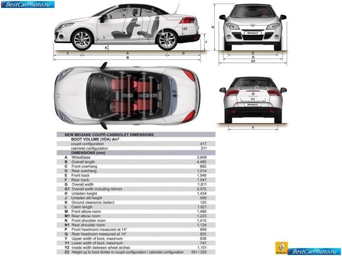 2011 Renault Megane Coupe-cabriolet - фотография 86 из 88