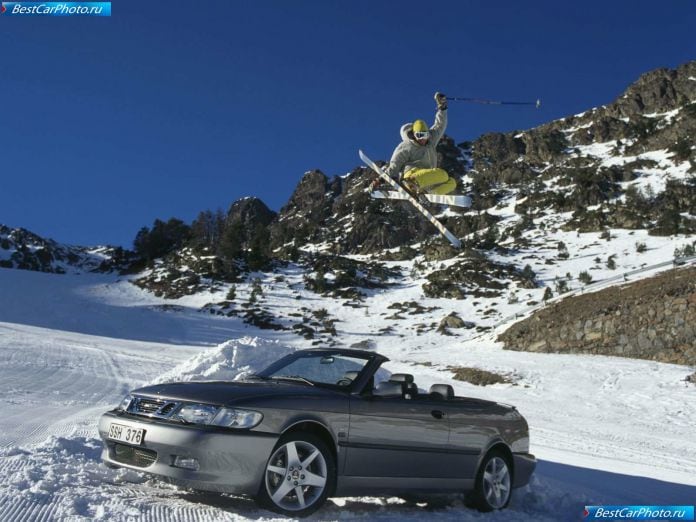 2002 Saab 9-3 Convertible - фотография 1 из 26