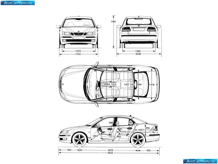 2005 Saab 9-3 Sport Sedan - фотография 80 из 80