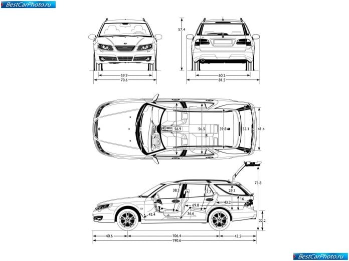 2006 Saab 9-5 Sportcombi - фотография 25 из 26