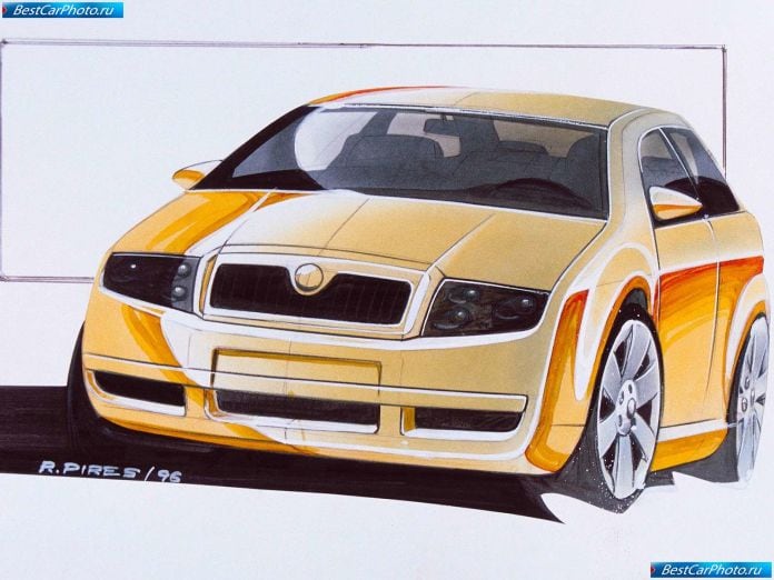 2000 Skoda Fabia Sketches - фотография 1 из 14 2000 Skoda Fabia Sketches - фотография 1 из 14