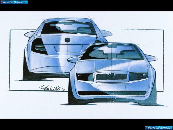 2000 Skoda Fabia Sketches - фотография 2 из 14 2000 Skoda Fabia Sketches - фотография 2 из 14