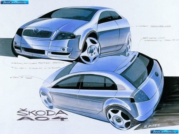 2000 Skoda Fabia Sketches - фотография 3 из 14 2000 Skoda Fabia Sketches - фотография 3 из 14