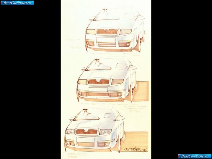 2000 Skoda Fabia Sketches - фотография 14 из 14 2000 Skoda Fabia Sketches - фотография 14 из 14
