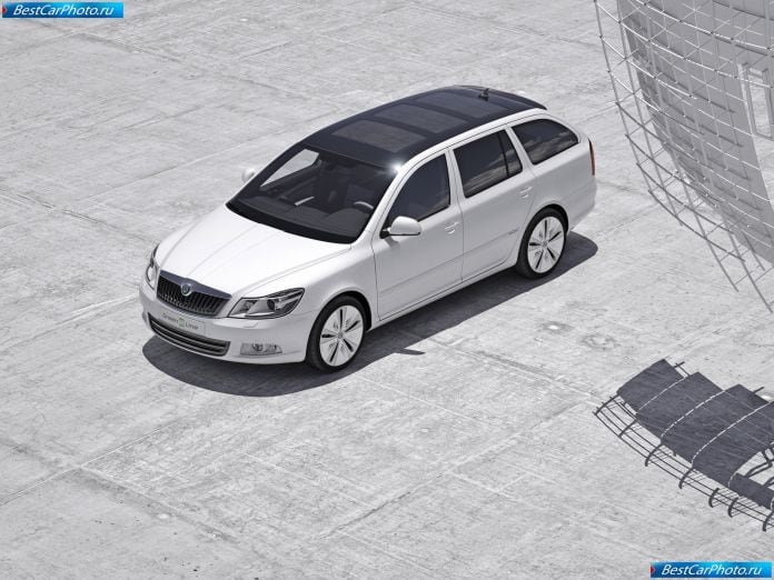 2010 Skoda Octavia Green E Line Concept - фотография 1 из 28 2010 Skoda Octavia Green E Line Concept - фотография 1 из 28