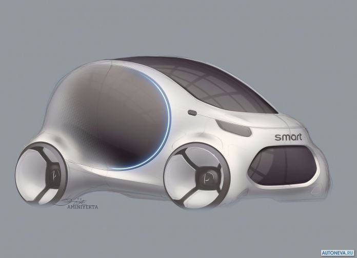 2017 Smart Vision EQ Fortwo Concept - фотография 33 из 37