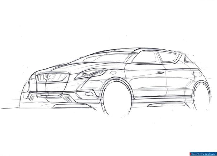 2012 Suzuki S-Cross Concept - фотография 19 из 19