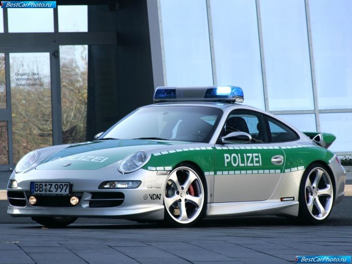 2006 Techart Porsche 911 Carrera S Police Car - фотография 1 из 4