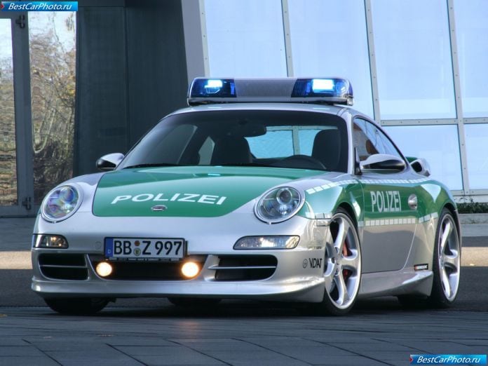 2006 Techart Porsche 911 Carrera S Police Car - фотография 2 из 4