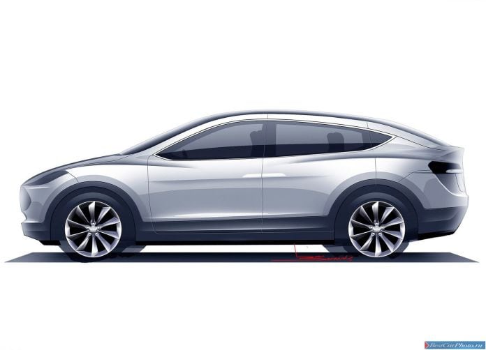 2012 Tesla Model X Prototype - фотография 8 из 12