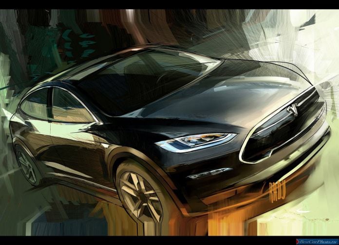 2012 Tesla Model X Prototype - фотография 10 из 12