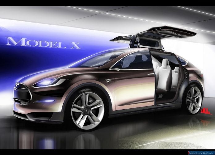 2012 Tesla Model X Prototype - фотография 11 из 12