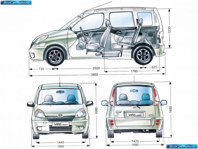 2000 Toyota Yaris Verso - фотография 29 из 29