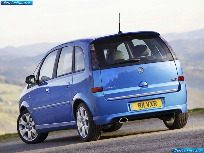 2006 Vauxhall Meriva Vxr - фотография 6 из 22