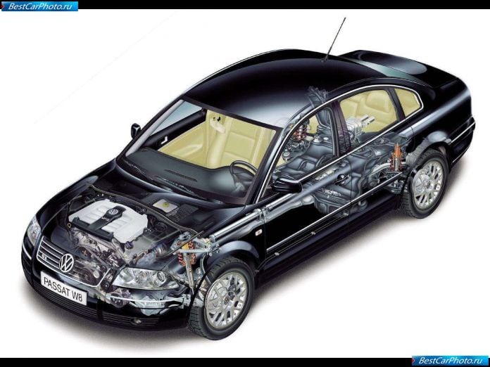 2001 Volkswagen Passat W8 - фотография 47 из 53