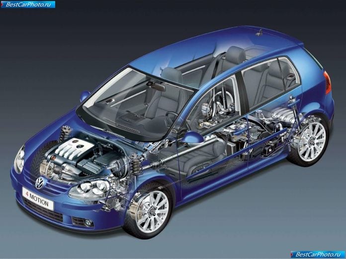 2004 Volkswagen Golf 4motion - фотография 46 из 49