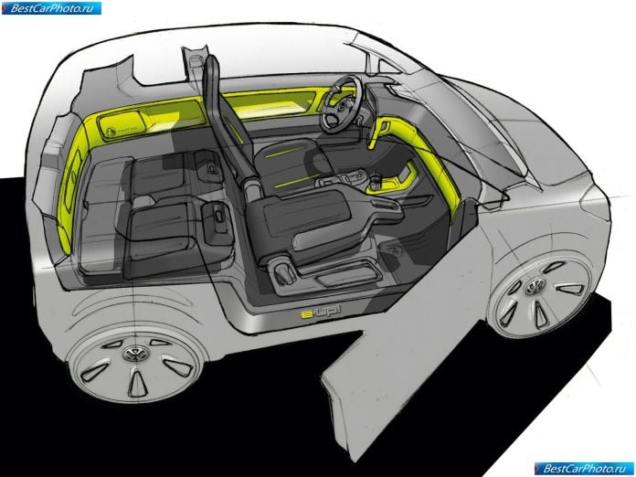 2009 Volkswagen E-up Concept - фотография 21 из 48